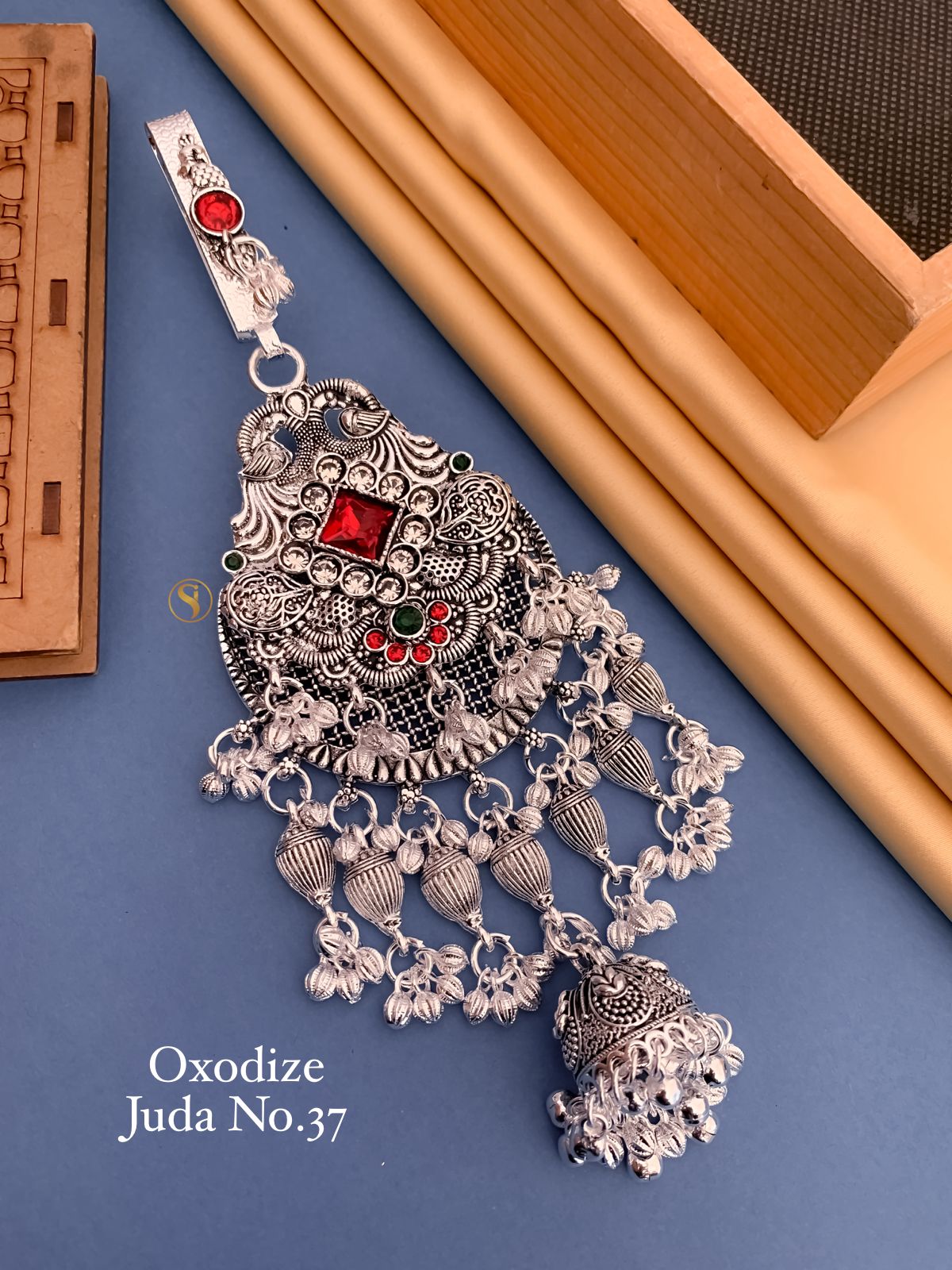 Designer Oxidise Silver Juda 2 Wholesale Shop In Surat
